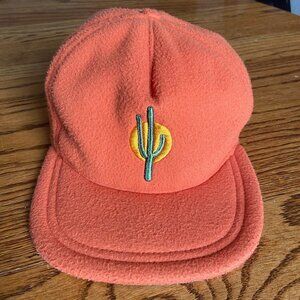 Ampal Creative Sunset Cactus Fleece Strapback Hat